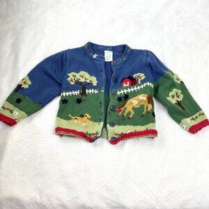 Gymboree multi-colored sweater
